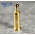 Nonstandard Brass Spring Loaded Contact Pin with Diameter 0.9mm